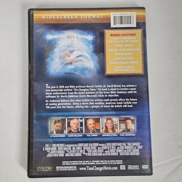 Time Changer (DVD, 2002) Rich Christiano Film - Picture 3 of 3